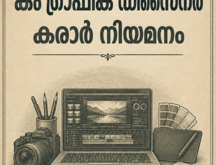 വീഡിയോ എഡിറ്റർ കം ഗ്രാഫിക് ഡിസൈനർ കരാർ നിയമനം