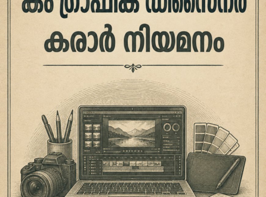 വീഡിയോ എഡിറ്റർ കം ഗ്രാഫിക് ഡിസൈനർ കരാർ നിയമനം