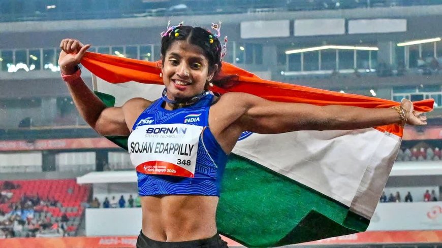 ഏഷ്യന്‍ ഗെയിംസ് ലോങ്ജംപില്‍ മലയാളി താരം ആന്‍സി സോജന് വെള്ളി