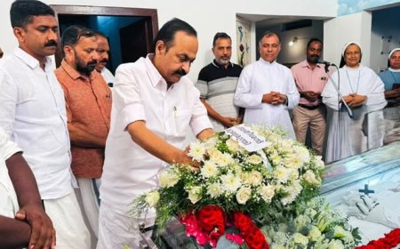കരിയിലക്കുളം കറിയാച്ചേട്ടൻ ഇനി ഓർമ്മ ,വിട ചൊല്ലി ഇടകടത്തി നാട്