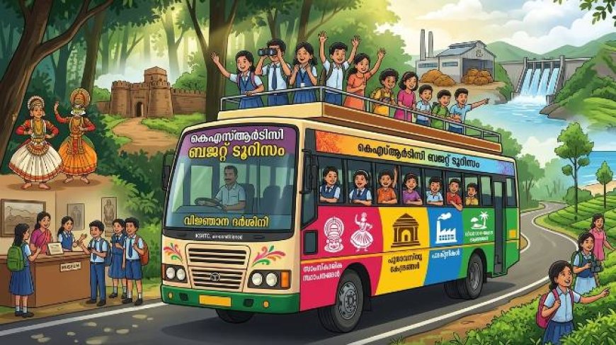 വിദ്യാർത്ഥികൾക്കായി കുറഞ്ഞ ചെലവിൽ പ്രത്യേക വിനോദയാത്രാ പാക്കേജ്; ‘വിജ്ഞാന ദർശിനി’യുമായി കെഎസ്ആർടിസി